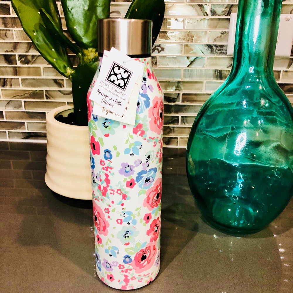 Mary Square Stainless Steel Water Bottle